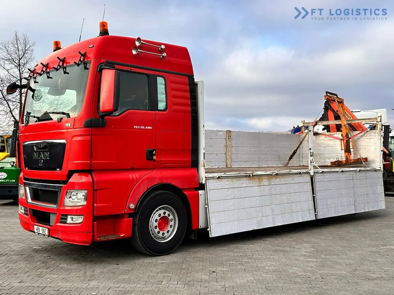 MAN TGX 26.480 Ciężarówka burtowa MAN TGX 26.480 6X2 / PALFINGER PK9002-EH B Crane / 80% Michelin - Vinçli kamyon: fotoğraf 2 MAN TGX 26.480 Ciężarówka burtowa MAN TGX 26.480 6X2 / PALFINGER PK9002-EH B Crane / 80% Michelin - Vinçli kamyon: fotoğraf 2