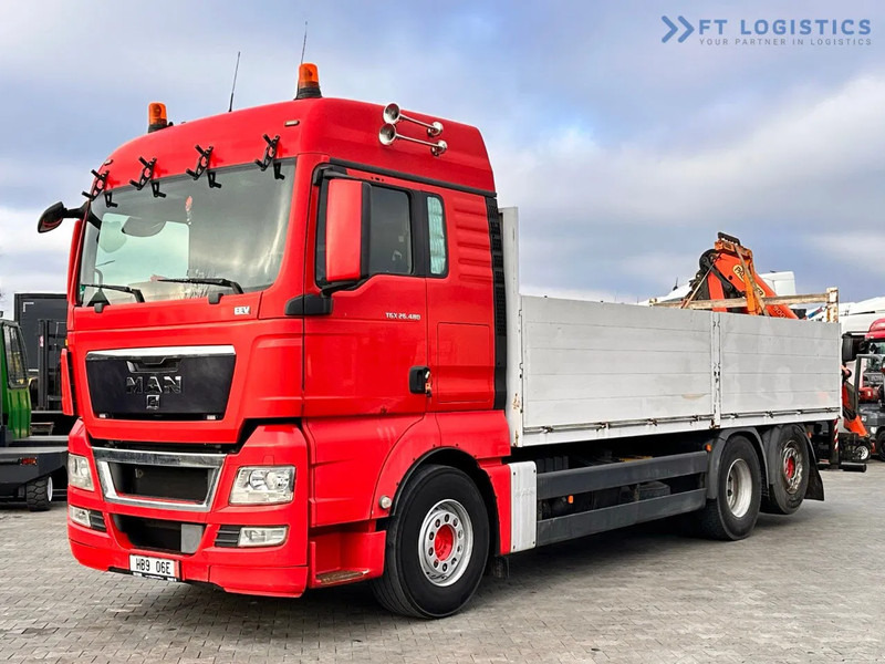 MAN TGX 26.480 Ciężarówka burtowa MAN TGX 26.480 6X2 / PALFINGER PK9002-EH B Crane / 80% Michelin Tire Dodać do ulubionych - Vinçli kamyon: fotoğraf 4 MAN TGX 26.480 Ciężarówka burtowa MAN TGX 26.480 6X2 / PALFINGER PK9002-EH B Crane / 80% Michelin Tire Dodać do ulubionych - Vinçli kamyon: fotoğraf 4