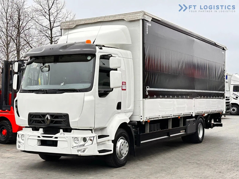 Renault Midlum 250 Renault D 250 / AUTOMATIC / 4X2 / 18 PALLETS / TAIL LIFT / SIDE BOARDS / curtainsider truck - Tenteli kamyon: fotoğraf 2 Renault Midlum 250 Renault D 250 / AUTOMATIC / 4X2 / 18 PALLETS / TAIL LIFT / SIDE BOARDS / curtainsider truck - Tenteli kamyon: fotoğraf 2