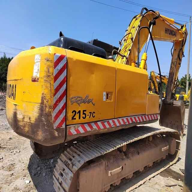 Second-hand Original Hyundai R215-7C Crawler Excavator - Ekskavatör: fotoğraf 2 Second-hand Original Hyundai R215-7C Crawler Excavator - Ekskavatör: fotoğraf 2