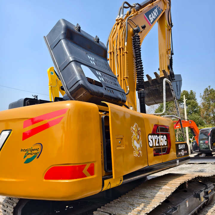 Used Heavy Construction Equipment Sany Sy215 Excavator Used Machine - Paletli ekskavatör: fotoğraf 1 Used Heavy Construction Equipment Sany Sy215 Excavator Used Machine - Paletli ekskavatör: fotoğraf 1