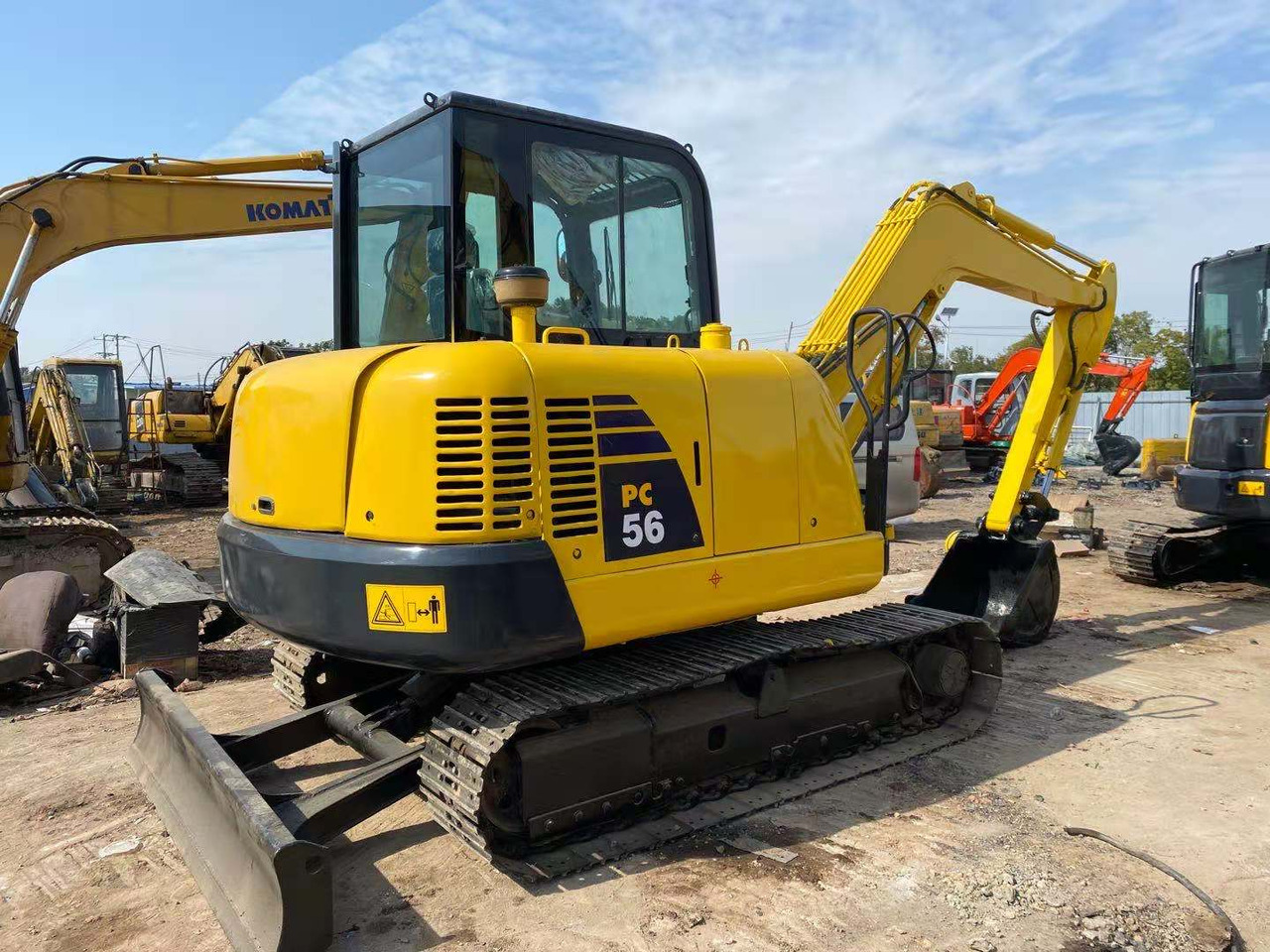 KOMATSU PC56 - Paletli ekskavatör: fotoğraf 1 KOMATSU PC56 - Paletli ekskavatör: fotoğraf 1