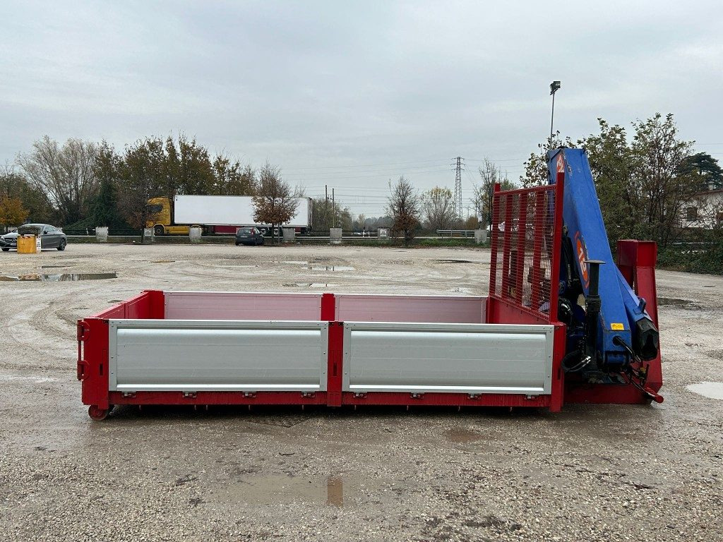 Yeni Kancalı konteyner CONTAINER SCARRABILE NUOVO A PIANALE CON GRU: fotoğraf 7