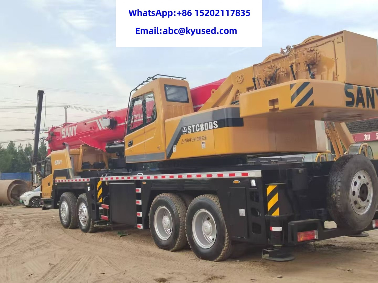 SANY STC800 STC500 STC550 STC750 STC250 STC1000 STC1300 STC1600 STC1800 - Mobil vinç: fotoğraf 3 SANY STC800 STC500 STC550 STC750 STC250 STC1000 STC1300 STC1600 STC1800 - Mobil vinç: fotoğraf 3