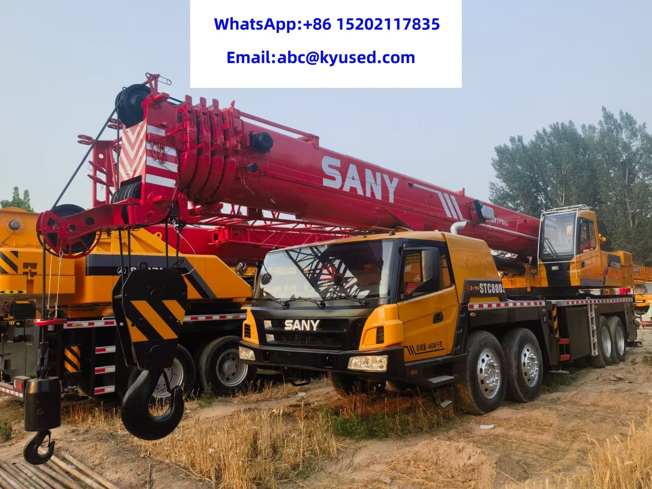 SANY STC800 STC750S STC500S STC1000 STC1600 STC1800 80 TON TRUCK CRANE - Mobil vinç: fotoğraf 1 SANY STC800 STC750S STC500S STC1000 STC1600 STC1800 80 TON TRUCK CRANE - Mobil vinç: fotoğraf 1
