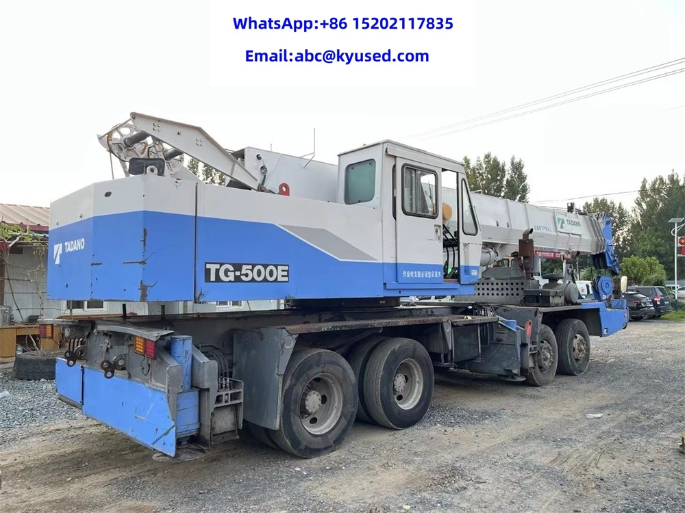 TADANO TG500E TG700E TG1000 TG250E TL250E TL300E 25TON 35TON 50TON 70TON 100TON - Mobil vinç: fotoğraf 5 TADANO TG500E TG700E TG1000 TG250E TL250E TL300E 25TON 35TON 50TON 70TON 100TON - Mobil vinç: fotoğraf 5