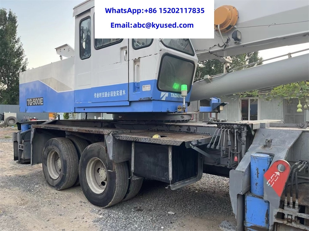 TADANO TG500E TG700E TG1000 TG250E TL250E TL300E 25TON 35TON 50TON 70TON 100TON - Mobil vinç: fotoğraf 4 TADANO TG500E TG700E TG1000 TG250E TL250E TL300E 25TON 35TON 50TON 70TON 100TON - Mobil vinç: fotoğraf 4