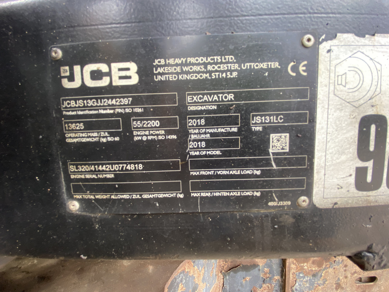 JCB JS131 - Paletli ekskavatör: fotoğraf 3 JCB JS131 - Paletli ekskavatör: fotoğraf 3