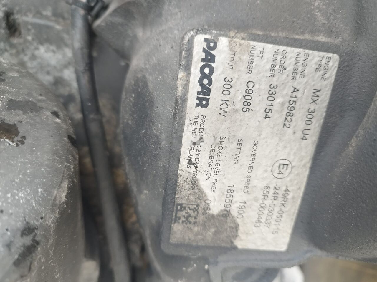 DAF MX 300 U4 DAF XF, CF - Motor - Kamyon: fotoğraf 4 DAF MX 300 U4 DAF XF, CF - Motor - Kamyon: fotoğraf 4