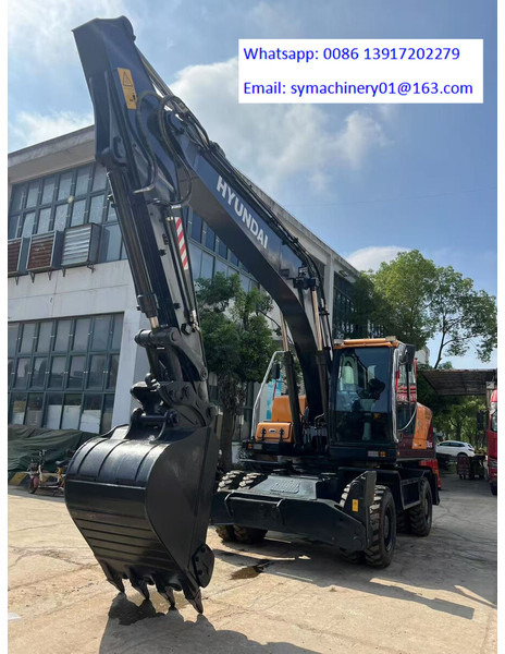 Hyundai R210W-9S - Tekerlekli ekskavatör: fotoğraf 2 Hyundai R210W-9S - Tekerlekli ekskavatör: fotoğraf 2