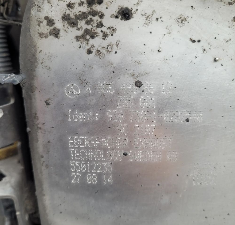KATALIZATOR MERCEDES ACTROS MP4 A006 490 86 12 - Katalitik konvertör - Kamyon: fotoğraf 4 KATALIZATOR MERCEDES ACTROS MP4 A006 490 86 12 - Katalitik konvertör - Kamyon: fotoğraf 4