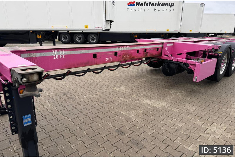 Broshuis 3UCC-39/45 Multi / 2x Extandable / 2x Lift Axle - Konteynır taşıyıcı/ Yedek karoser dorse: fotoğraf 2 Broshuis 3UCC-39/45 Multi / 2x Extandable / 2x Lift Axle - Konteynır taşıyıcı/ Yedek karoser dorse: fotoğraf 2