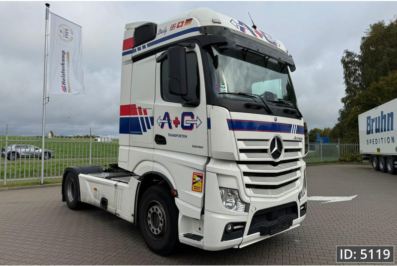 Mercedes-Benz Actros 1845 GigaSpace, Euro 6, / Fridge / 2 Tanks / 3 Pieces - Çekici: fotoğraf 4 Mercedes-Benz Actros 1845 GigaSpace, Euro 6, / Fridge / 2 Tanks / 3 Pieces - Çekici: fotoğraf 4