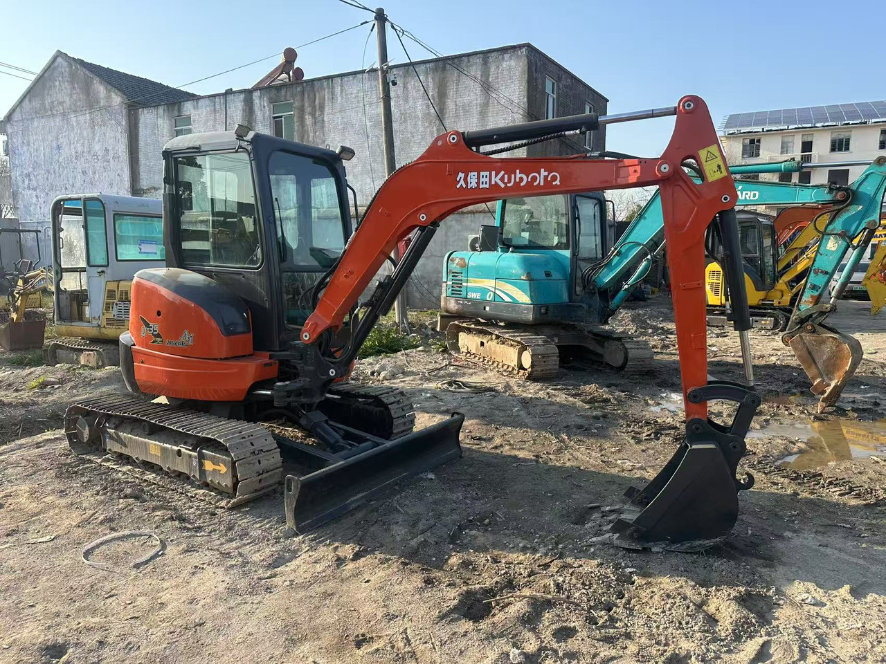 KUBOTA U55-4 - Paletli ekskavatör: fotoğraf 3 KUBOTA U55-4 - Paletli ekskavatör: fotoğraf 3