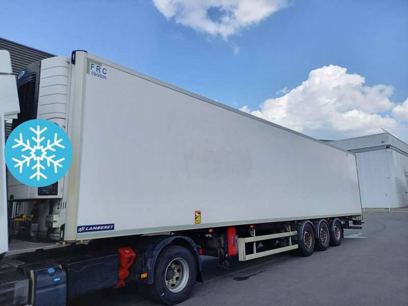 Semi-remorque 3 Essieux 38 TONNES CAISSE LAMBERET GROUPE CARRIER VECTOR 1550 DOUBLE PLANCHER - Frigorifik dorse: fotoğraf 1 Semi-remorque 3 Essieux 38 TONNES CAISSE LAMBERET GROUPE CARRIER VECTOR 1550 DOUBLE PLANCHER - Frigorifik dorse: fotoğraf 1