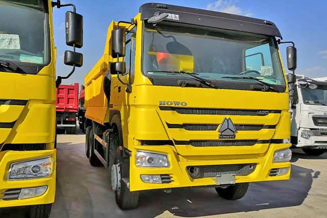 SINOTRUK Howo 400 10 Wheeler Dump Truck for Sale Price in Sierra Leone - Damperli kamyon: fotoğraf 1 SINOTRUK Howo 400 10 Wheeler Dump Truck for Sale Price in Sierra Leone - Damperli kamyon: fotoğraf 1
