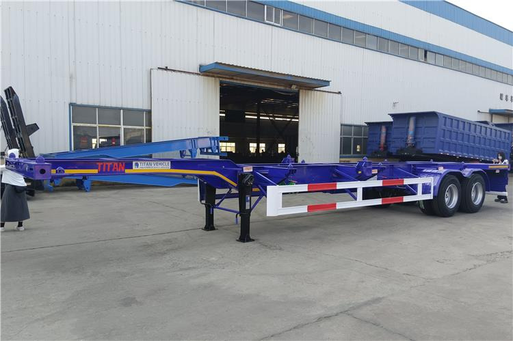 TITABN 2 Axle Gooseneck Container Trailer for Sale In Kenya - Şasi dorse: fotoğraf 5 TITABN 2 Axle Gooseneck Container Trailer for Sale In Kenya - Şasi dorse: fotoğraf 5