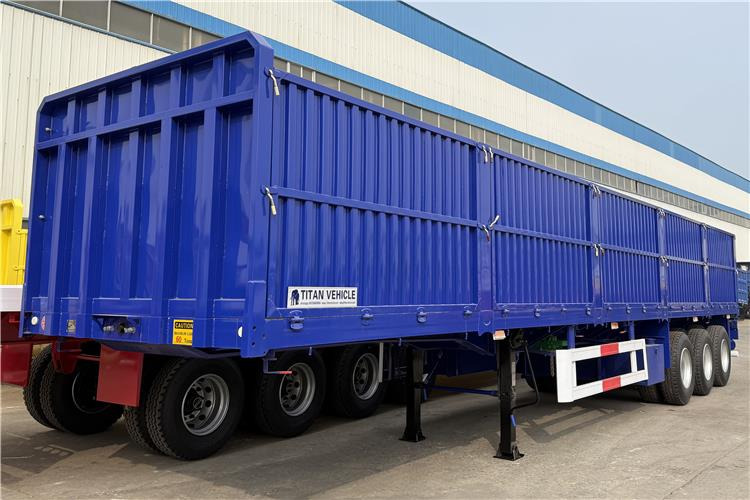 TITAN 1800mm High Side Wall Trailer with 80 Ton Capacity In Congo - Açık/ Sal dorse: fotoğraf 3 TITAN 1800mm High Side Wall Trailer with 80 Ton Capacity In Congo - Açık/ Sal dorse: fotoğraf 3