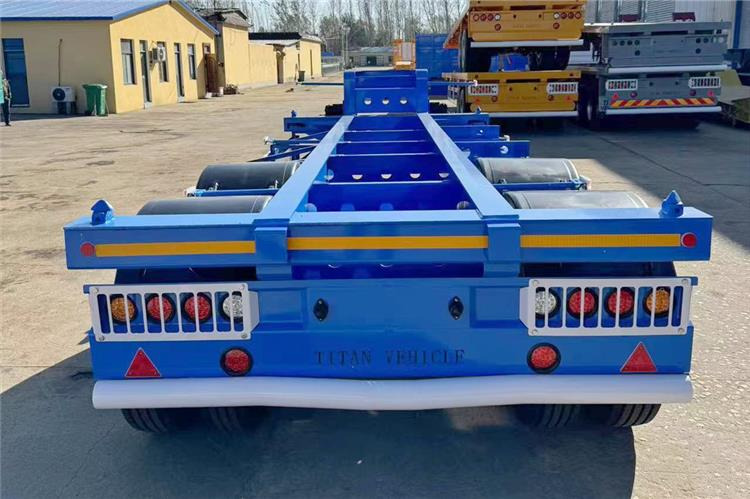 TITAN 2 Axle 20ft ISO Tank Chassis Trailer for Sale In Papua New Guinea - Şasi dorse: fotoğraf 4 TITAN 2 Axle 20ft ISO Tank Chassis Trailer for Sale In Papua New Guinea - Şasi dorse: fotoğraf 4