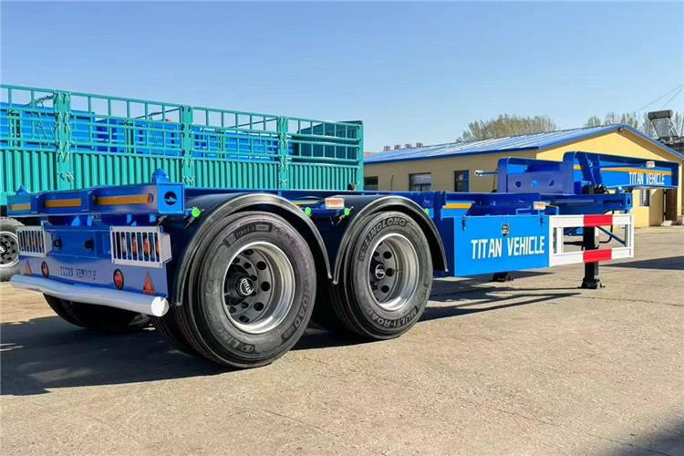 TITAN 2 Axle 20ft ISO Tank Chassis Trailer for Sale In Papua New Guinea - Şasi dorse: fotoğraf 5 TITAN 2 Axle 20ft ISO Tank Chassis Trailer for Sale In Papua New Guinea - Şasi dorse: fotoğraf 5