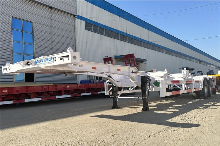 TITAN 2 Axle 40ft Container Transport Trailer for Sale In Nigeria - Şasi dorse: fotoğraf 2 TITAN 2 Axle 40ft Container Transport Trailer for Sale In Nigeria - Şasi dorse: fotoğraf 2