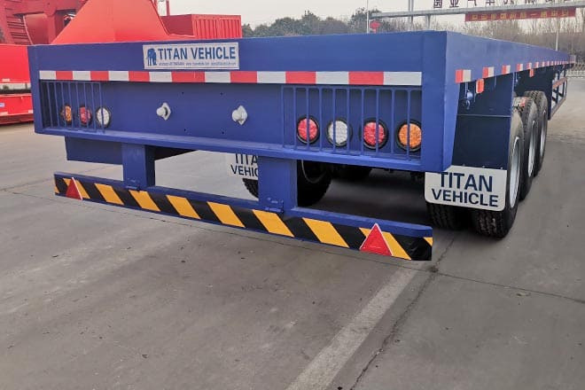 TITAN 3 Axle Extendable Flatbed Trailers for Sale in Angola - Açık/ Sal dorse: fotoğraf 4 TITAN 3 Axle Extendable Flatbed Trailers for Sale in Angola - Açık/ Sal dorse: fotoğraf 4