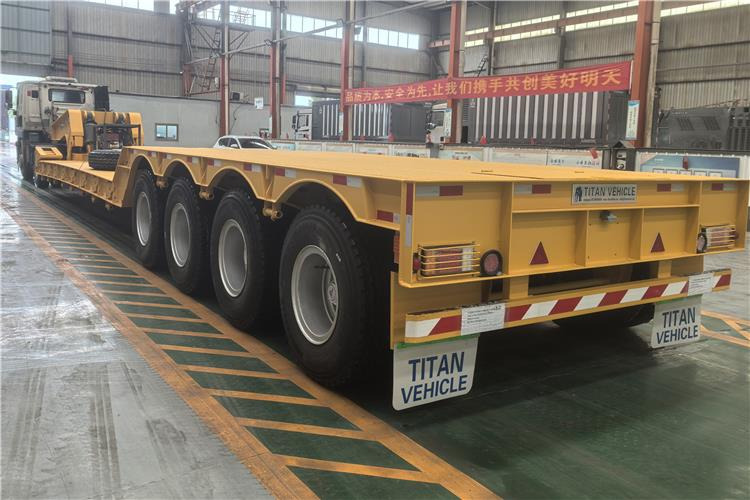 TITAN 4 Axle 100 Ton Removable Gooseneck Trailer for Sale in PNG - Alçak çerçeveli platform dorse: fotoğraf 2 TITAN 4 Axle 100 Ton Removable Gooseneck Trailer for Sale in PNG - Alçak çerçeveli platform dorse: fotoğraf 2