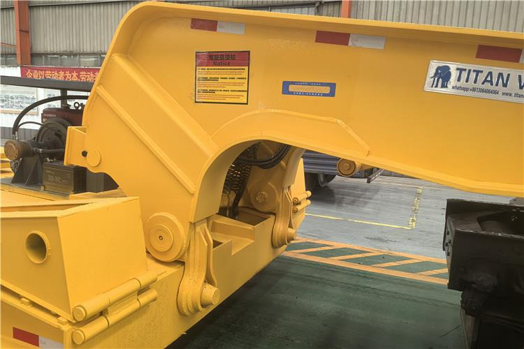 TITAN 4 Axle 100 Ton Removable Gooseneck Trailer for Sale in PNG - Alçak çerçeveli platform dorse: fotoğraf 4 TITAN 4 Axle 100 Ton Removable Gooseneck Trailer for Sale in PNG - Alçak çerçeveli platform dorse: fotoğraf 4