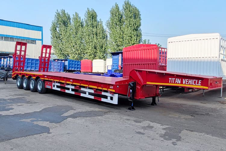 TITAN 4 Axle Low Loader Trailer for Sale in Jamaica - Alçak çerçeveli platform dorse: fotoğraf 2 TITAN 4 Axle Low Loader Trailer for Sale in Jamaica - Alçak çerçeveli platform dorse: fotoğraf 2