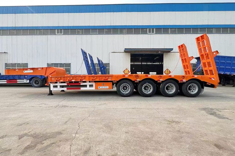 TITAN 4 Axle Lowbed Truck for Sale in Ghana - Alçak çerçeveli platform dorse: fotoğraf 2 TITAN 4 Axle Lowbed Truck for Sale in Ghana - Alçak çerçeveli platform dorse: fotoğraf 2