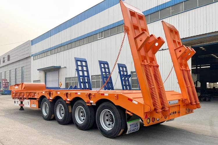 TITAN 4 Axle Lowbed Truck for Sale in Ghana - Alçak çerçeveli platform dorse: fotoğraf 3 TITAN 4 Axle Lowbed Truck for Sale in Ghana - Alçak çerçeveli platform dorse: fotoğraf 3
