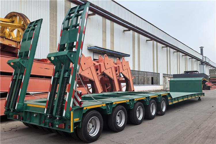 TITAN 5 Axle Low Bed Trailer for Sale In Nigeria - Alçak çerçeveli platform dorse: fotoğraf 3 TITAN 5 Axle Low Bed Trailer for Sale In Nigeria - Alçak çerçeveli platform dorse: fotoğraf 3
