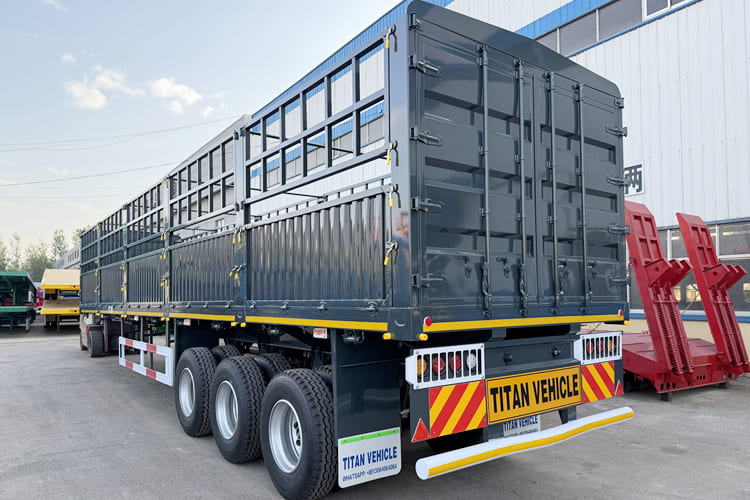 TITAN Fence Semi Trailer for Sale in Kenya - Hayvan nakil aracı dorse: fotoğraf 1 TITAN Fence Semi Trailer for Sale in Kenya - Hayvan nakil aracı dorse: fotoğraf 1