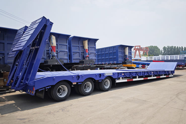 TITAN Low Loader Trailer for Sale in Malawi - Alçak çerçeveli platform dorse: fotoğraf 3 TITAN Low Loader Trailer for Sale in Malawi - Alçak çerçeveli platform dorse: fotoğraf 3