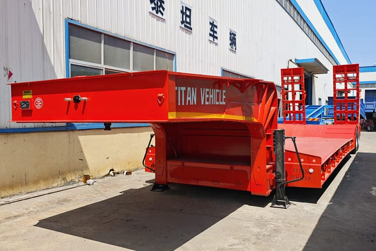 TITAN Lowbed Trailer for Sale in Saudi Arabia - Alçak çerçeveli platform dorse: fotoğraf 2 TITAN Lowbed Trailer for Sale in Saudi Arabia - Alçak çerçeveli platform dorse: fotoğraf 2