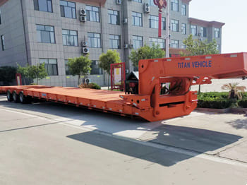 TITAN Lowboy Gooseneck Trailer for Sale in Malawi - Alçak çerçeveli platform dorse: fotoğraf 1 TITAN Lowboy Gooseneck Trailer for Sale in Malawi - Alçak çerçeveli platform dorse: fotoğraf 1