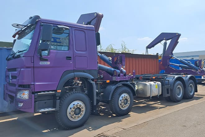 XCMG 37 Ton Container Side Lifter Truck for Sale in Kiribati - Konteynır taşıyıcı/ Yedek karoser kamyon: fotoğraf 1 XCMG 37 Ton Container Side Lifter Truck for Sale in Kiribati - Konteynır taşıyıcı/ Yedek karoser kamyon: fotoğraf 1