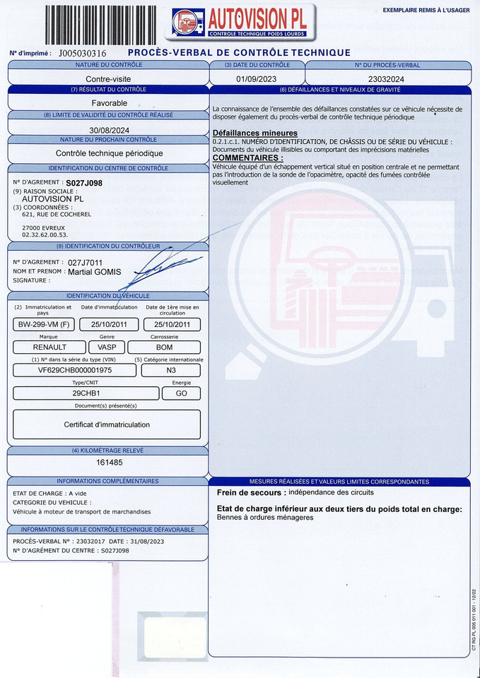 BOM de marque Renault 310 DXI - benne SEMAT bi compartiment - boite de vitesse récente de 5000 km - 2 pneus neufs - dernier passage aux mines en septembre 2023 - arrêt de circulation octobre 2023 - ba - Çöp kamyonu: fotoğraf 5 BOM de marque Renault 310 DXI - benne SEMAT bi compartiment - boite de vitesse récente de 5000 km - 2 pneus neufs - dernier passage aux mines en septembre 2023 - arrêt de circulation octobre 2023 - ba - Çöp kamyonu: fotoğraf 5