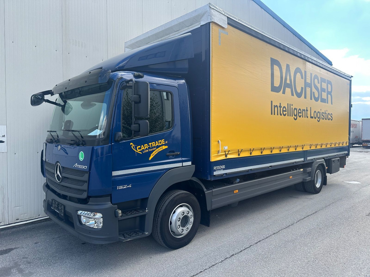 Mercedes-Benz Atego 1524 LBW - Tenteli kamyon: fotoğraf 1 Mercedes-Benz Atego 1524 LBW - Tenteli kamyon: fotoğraf 1