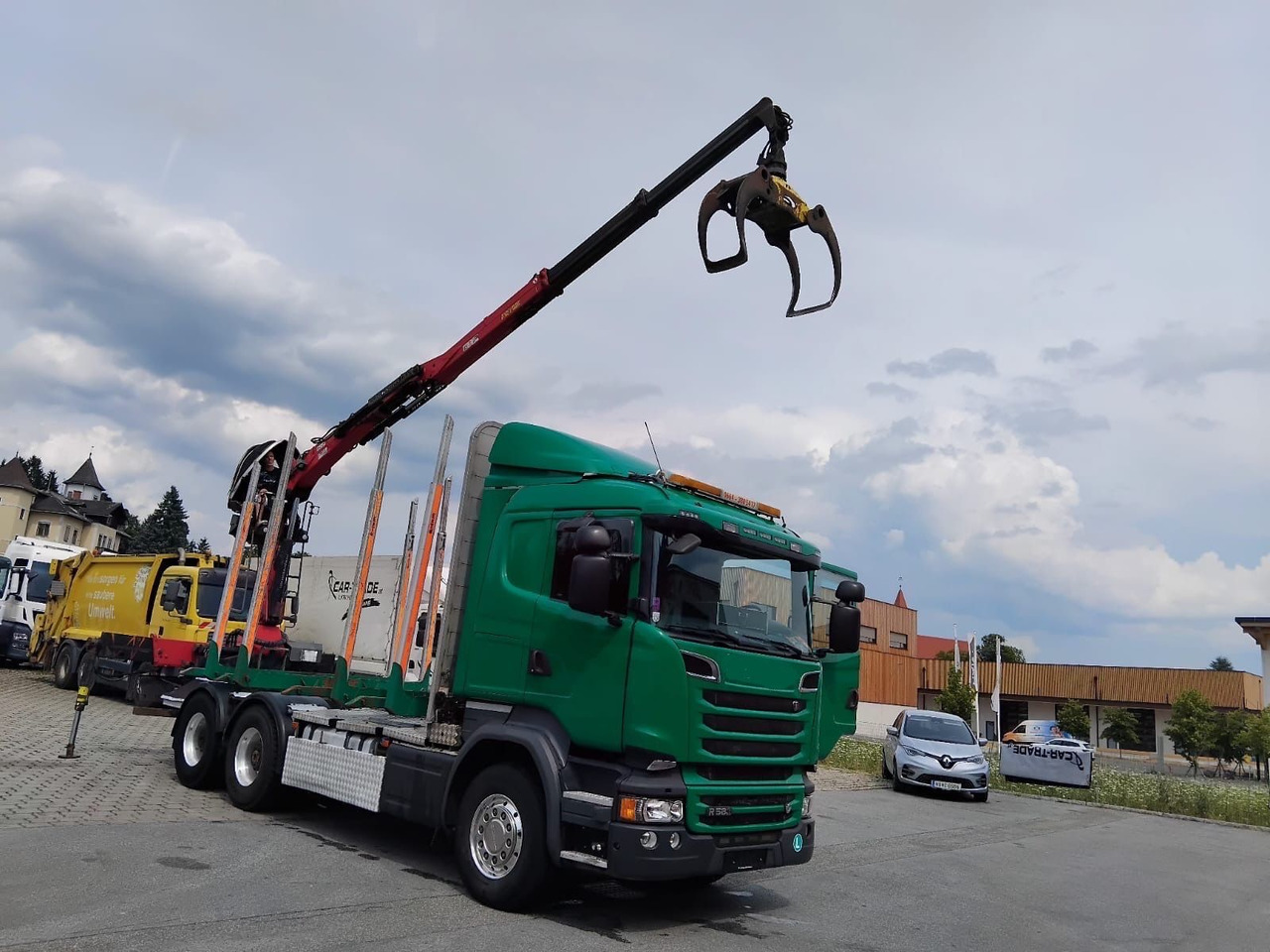 Scania R 580 V8 Penz Kran 2x Telespok - Tomruk kamyonu, Vinçli kamyon: fotoğraf 5 Scania R 580 V8 Penz Kran 2x Telespok - Tomruk kamyonu, Vinçli kamyon: fotoğraf 5
