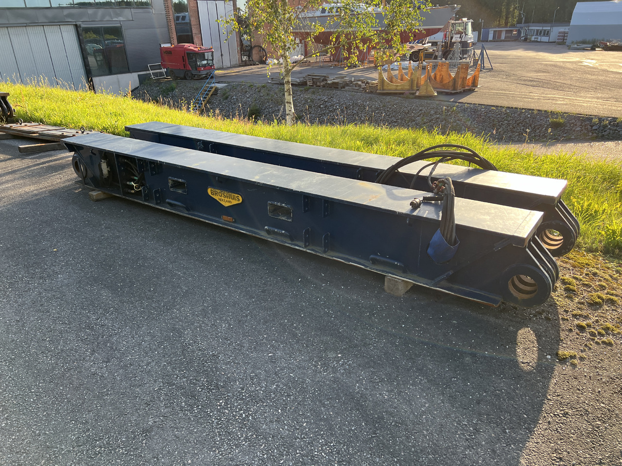 Alçak çerçeveli platform dorse nakliyatı için silaj BROSHUIS 3 ADB-38: fotoğraf 10