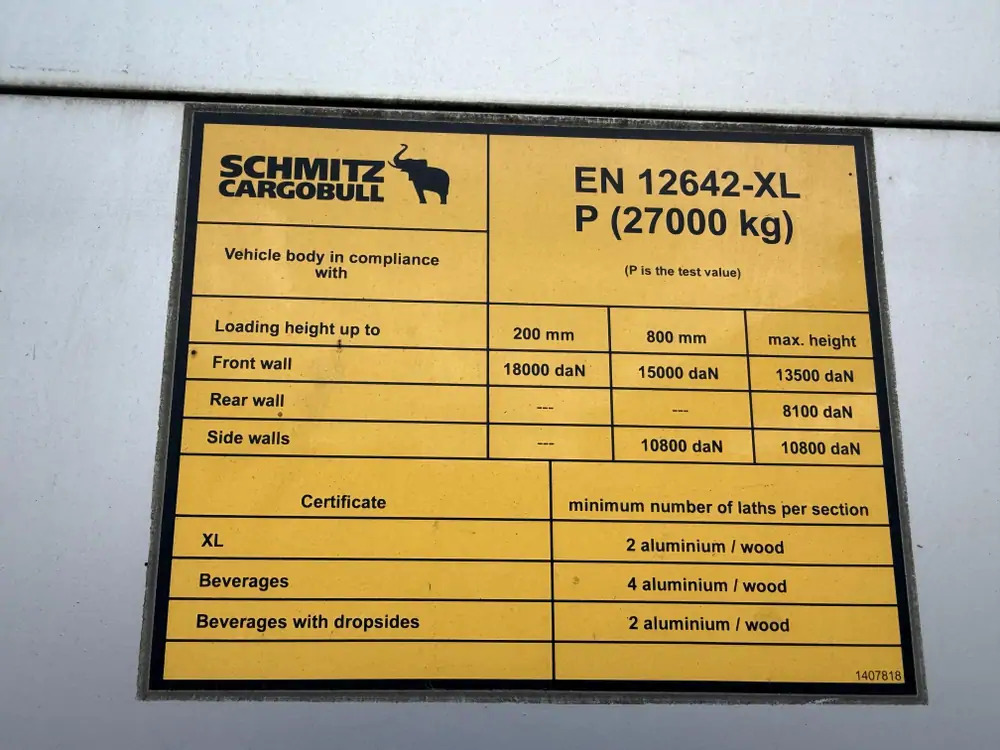 Schimtz Cargobull SCB*S3T*Tautliner - Tenteli dorse: fotoğraf 5 Schimtz Cargobull SCB*S3T*Tautliner - Tenteli dorse: fotoğraf 5