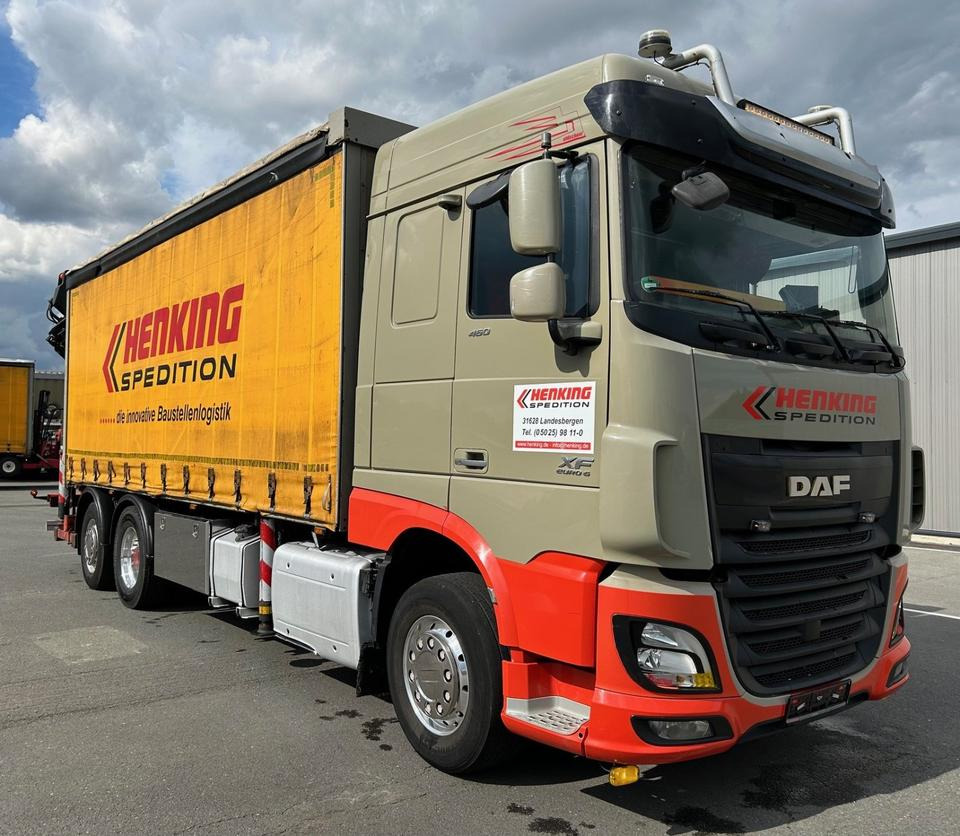 Tenteli kamyon, Vinçli kamyon DAF DAF XF 460 FAN + PALFINGER + 16mtr + Lenkachse + EURO 6: fotoğraf 11 Tenteli kamyon, Vinçli kamyon DAF DAF XF 460 FAN + PALFINGER + 16mtr + Lenkachse + EURO 6: fotoğraf 11