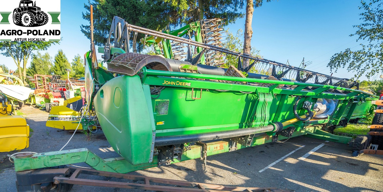 JOHN DEERE 635 R - 10,7 M - 2013 ROK - Biçerdöver tablası: fotoğraf 1 JOHN DEERE 635 R - 10,7 M - 2013 ROK - Biçerdöver tablası: fotoğraf 1