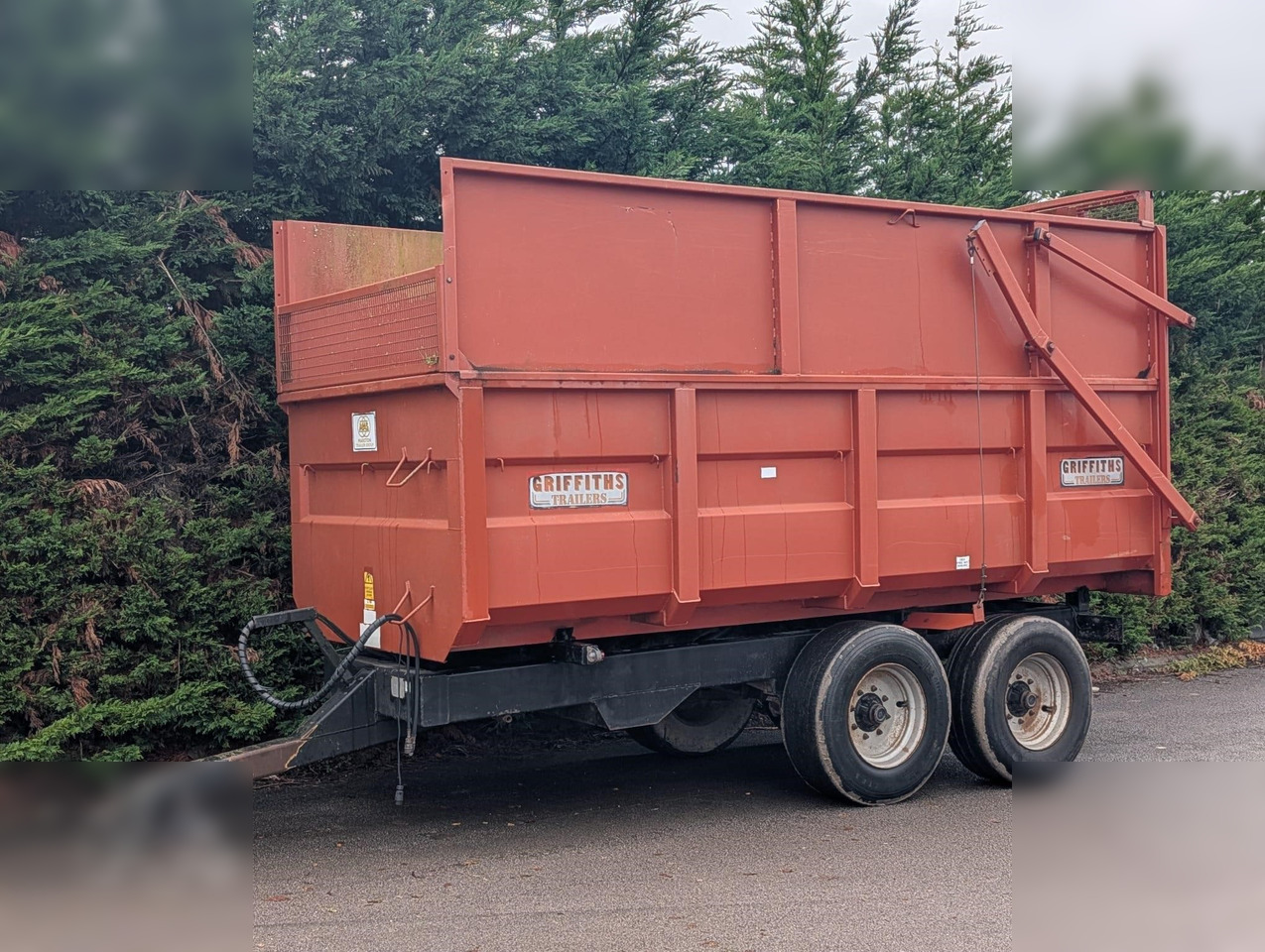 2003 GRIFFITHS TRAILERS LTD GHS100 - Damperli römork: fotoğraf 1 2003 GRIFFITHS TRAILERS LTD GHS100 - Damperli römork: fotoğraf 1