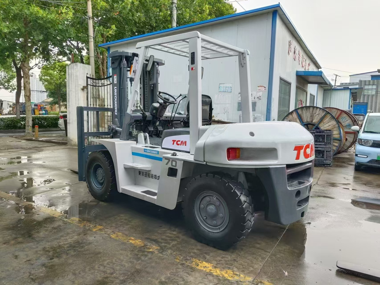 TCM FD70 japan brand 7 ton forklift used Customizable mast clamp side shift - Dizel forklift: fotoğraf 2 TCM FD70 japan brand 7 ton forklift used Customizable mast clamp side shift - Dizel forklift: fotoğraf 2