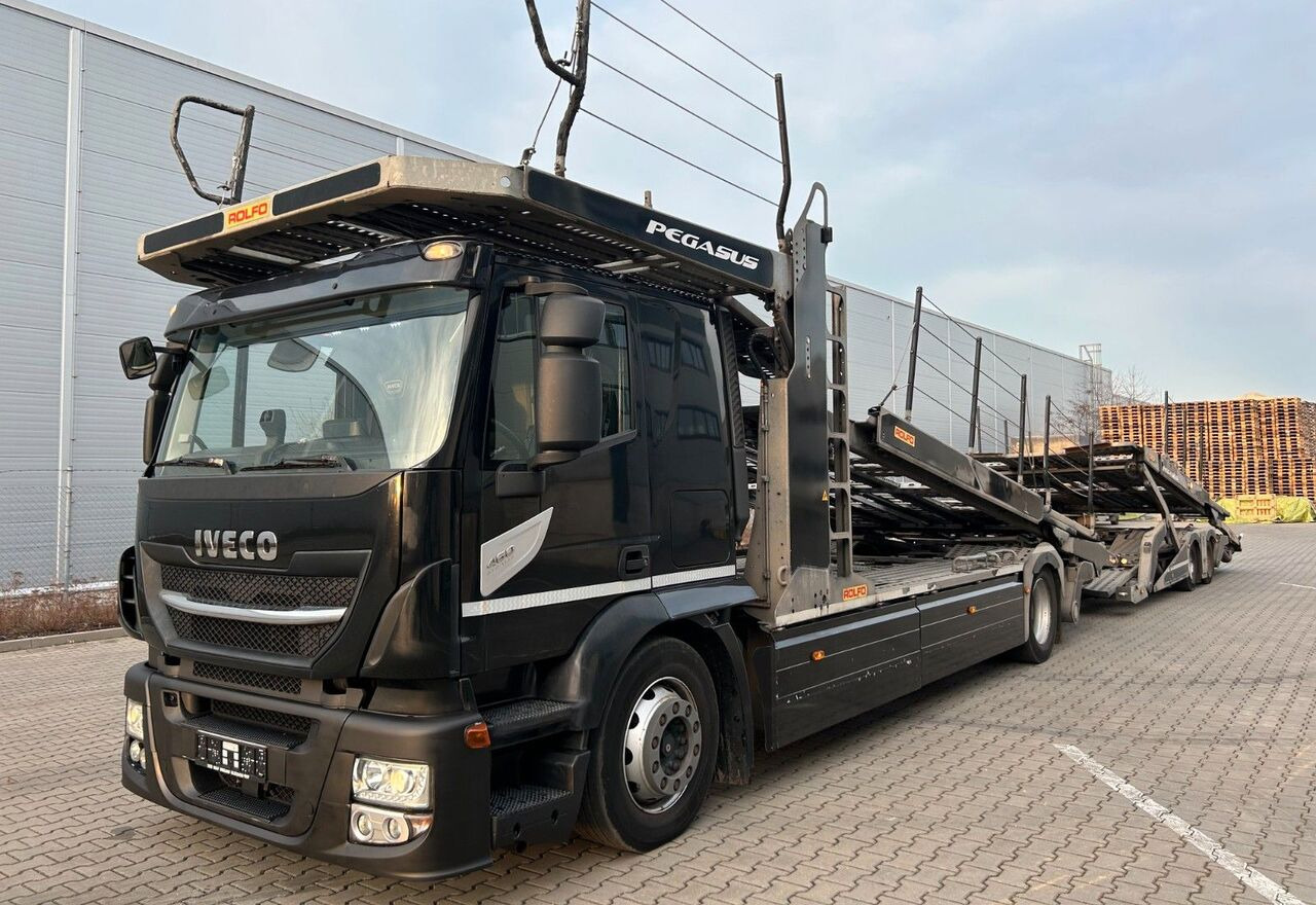 IVECO Stralis 460 + car transporter trailer - Araba taşıyıcı kamyon: fotoğraf 1 IVECO Stralis 460 + car transporter trailer - Araba taşıyıcı kamyon: fotoğraf 1