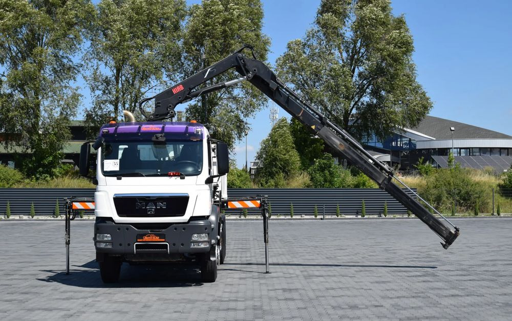 MAN TGS 33.360 / 6x4 / HDS HIAB 122 E-2 HIDUO / STEROWANIE RADIOWE / WYWROTKA / HYDROBURTA / AUTOMAT / KLIMA / TEMPOMAT / KAMERA COFANIA / SPROWADZONY - Damperli kamyon: fotoğraf 2 MAN TGS 33.360 / 6x4 / HDS HIAB 122 E-2 HIDUO / STEROWANIE RADIOWE / WYWROTKA / HYDROBURTA / AUTOMAT / KLIMA / TEMPOMAT / KAMERA COFANIA / SPROWADZONY - Damperli kamyon: fotoğraf 2
