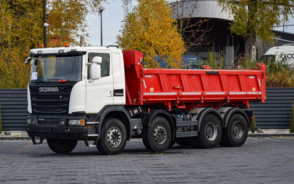 Scania G410 / 8x4 / EURO 6 / WYWROTKA / MELLER KIPPER / HYDROBURTA / AUTOMAT / 2016 / SERWISOWANY / SPROWADZONY - Damperli kamyon: fotoğraf 1 Scania G410 / 8x4 / EURO 6 / WYWROTKA / MELLER KIPPER / HYDROBURTA / AUTOMAT / 2016 / SERWISOWANY / SPROWADZONY - Damperli kamyon: fotoğraf 1