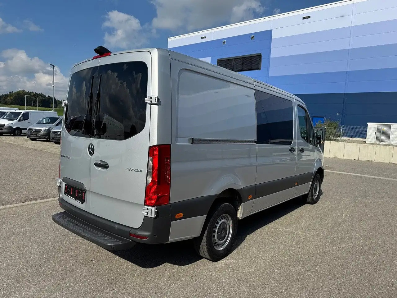 Panelvan Mercedes-Benz Sprinter 317 CDI Lang Silber MBUX RWD Klima: fotoğraf 6